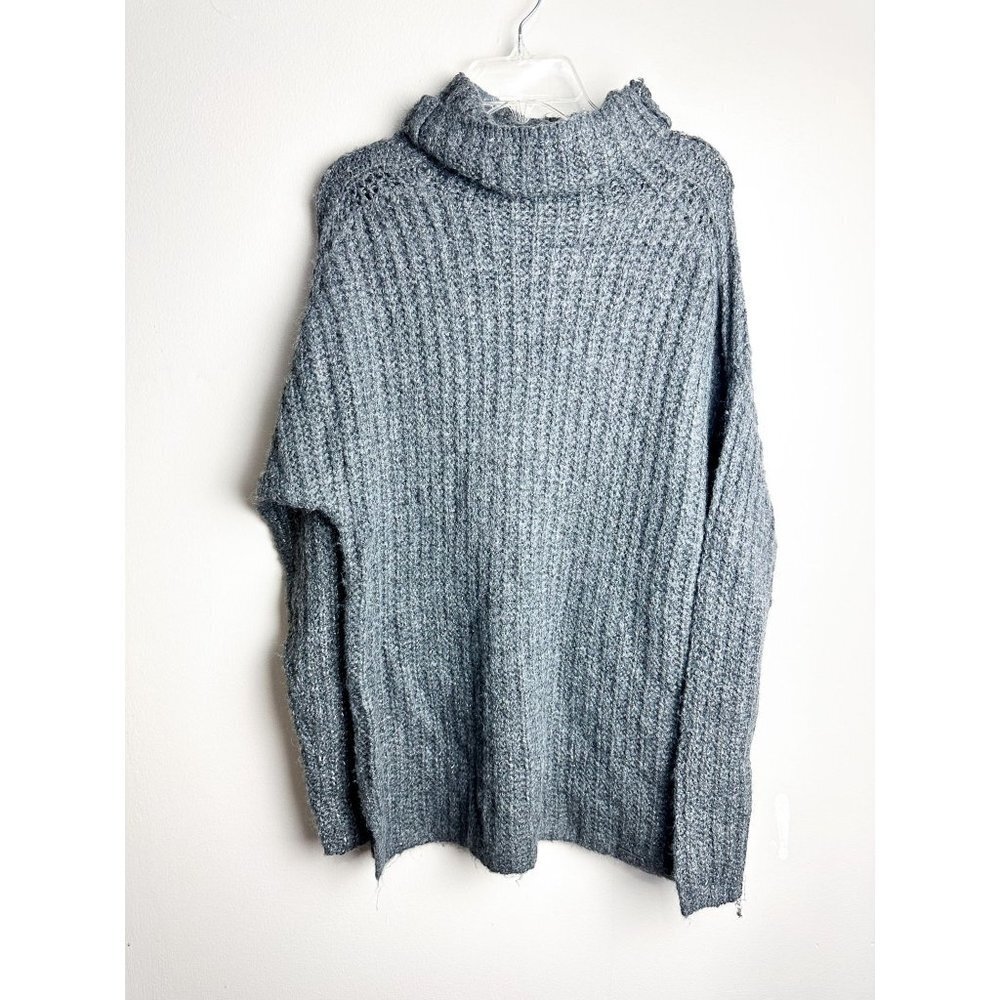 NWT Abercrombie & Fitch Chunky Knit Turtleneck Pullover Soft Cozy Womens Small
